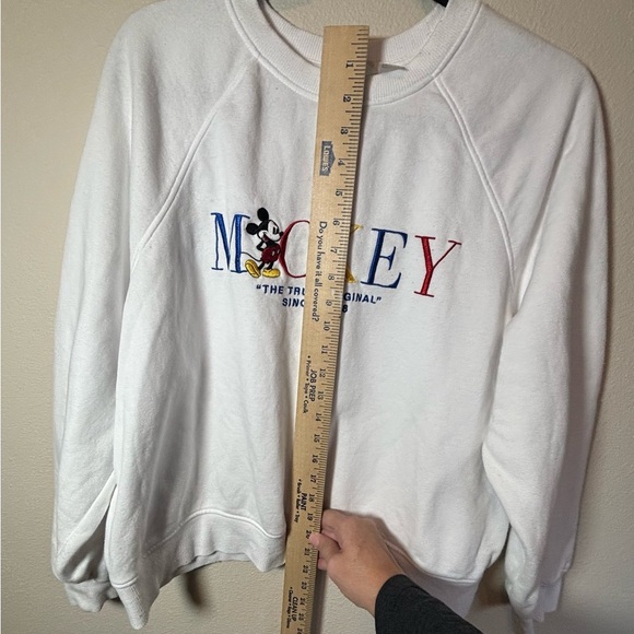 H&M White Mickey Crew Neck Sweater - Picture 4 of 6